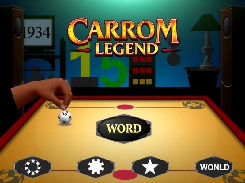 Carrom Legend: Digital Carrom Board with Indian Themes Carrom Legend Main Screen